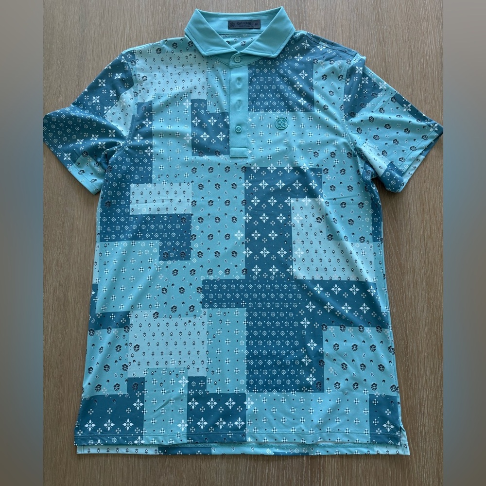 Men’s medium G/fore paisley polo